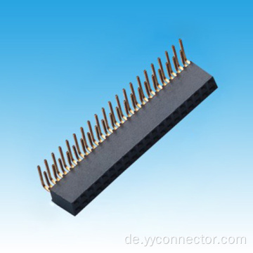 2,0 mm H6.35mm Dual Row R/A Female Header -Stecker